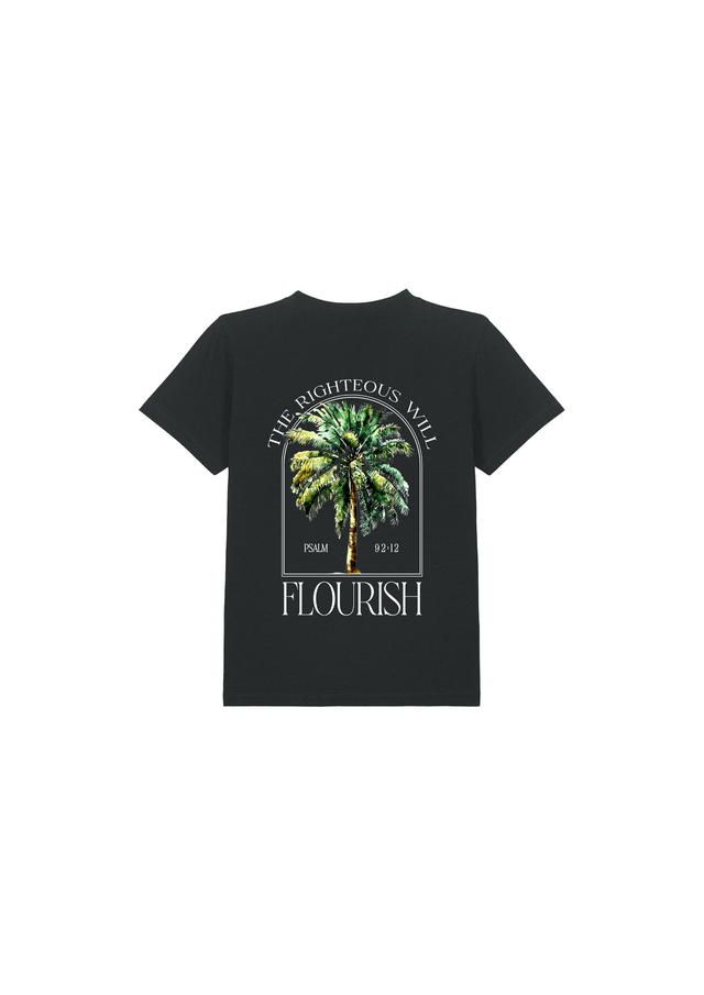 The Black Palm Tee - Psalm 92:12 [Kids+Baby]