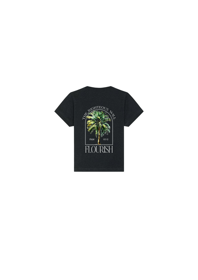 The Black Palm Tee - Psalm 92:12 [Kids+Baby]