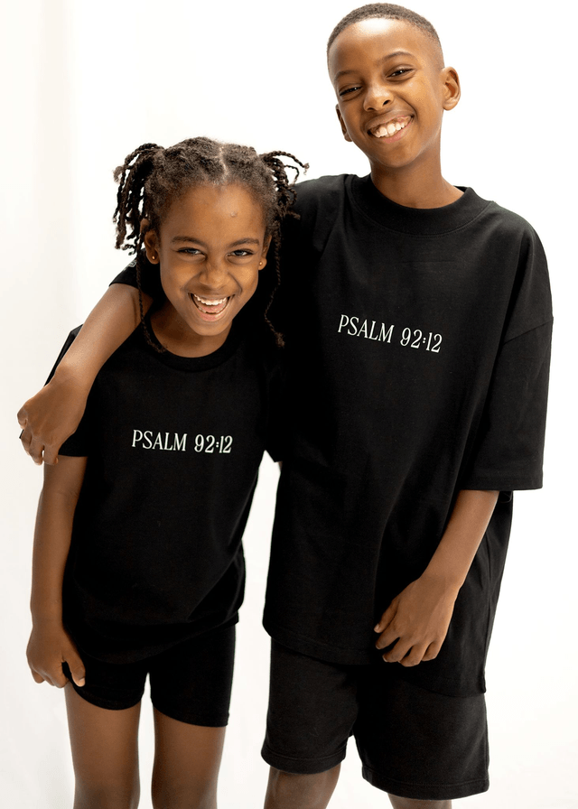 The Black Palm Tee - Psalm 92:12 [Kids+Baby]