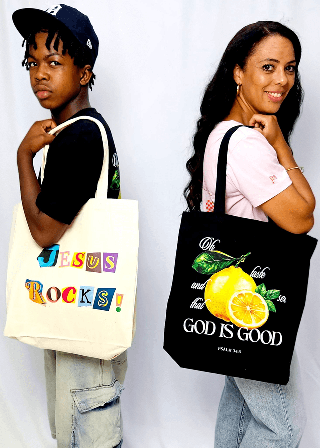 Lemon Tote - Psalm 34:8
