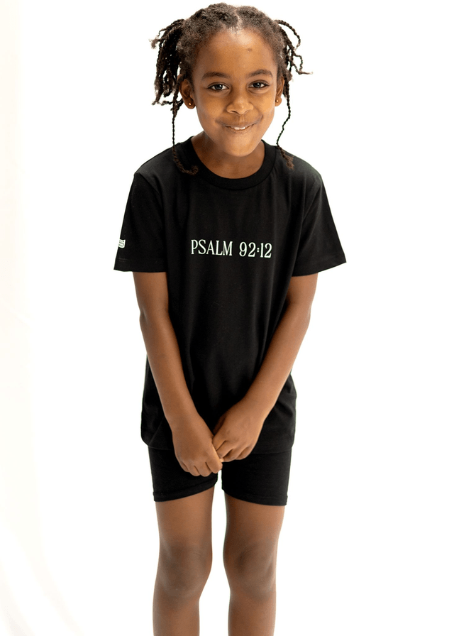 The Black Palm Tee - Psalm 92:12 [Kids+Baby]