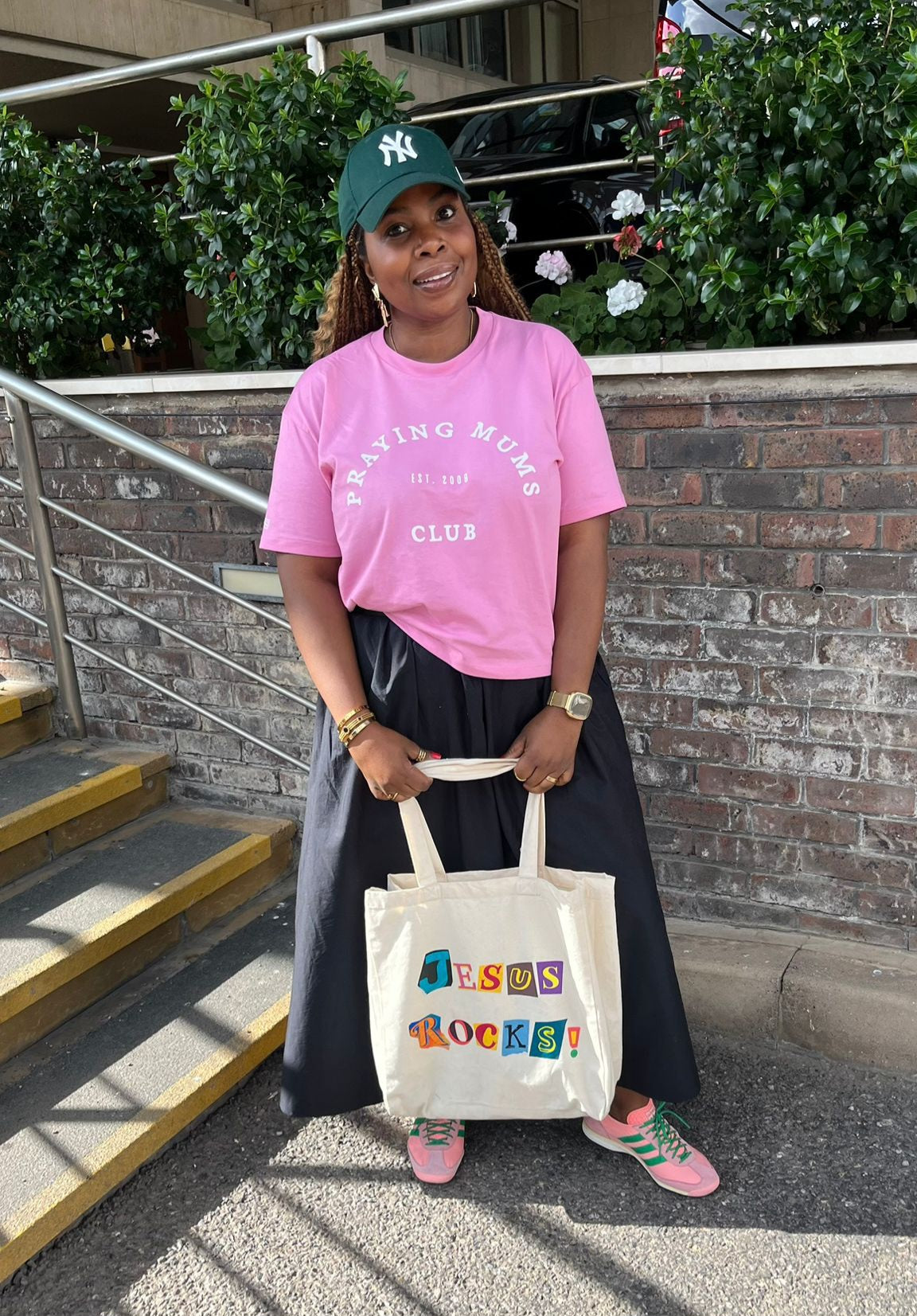 Jesus Rocks Tote Bag - Psalm 95:1