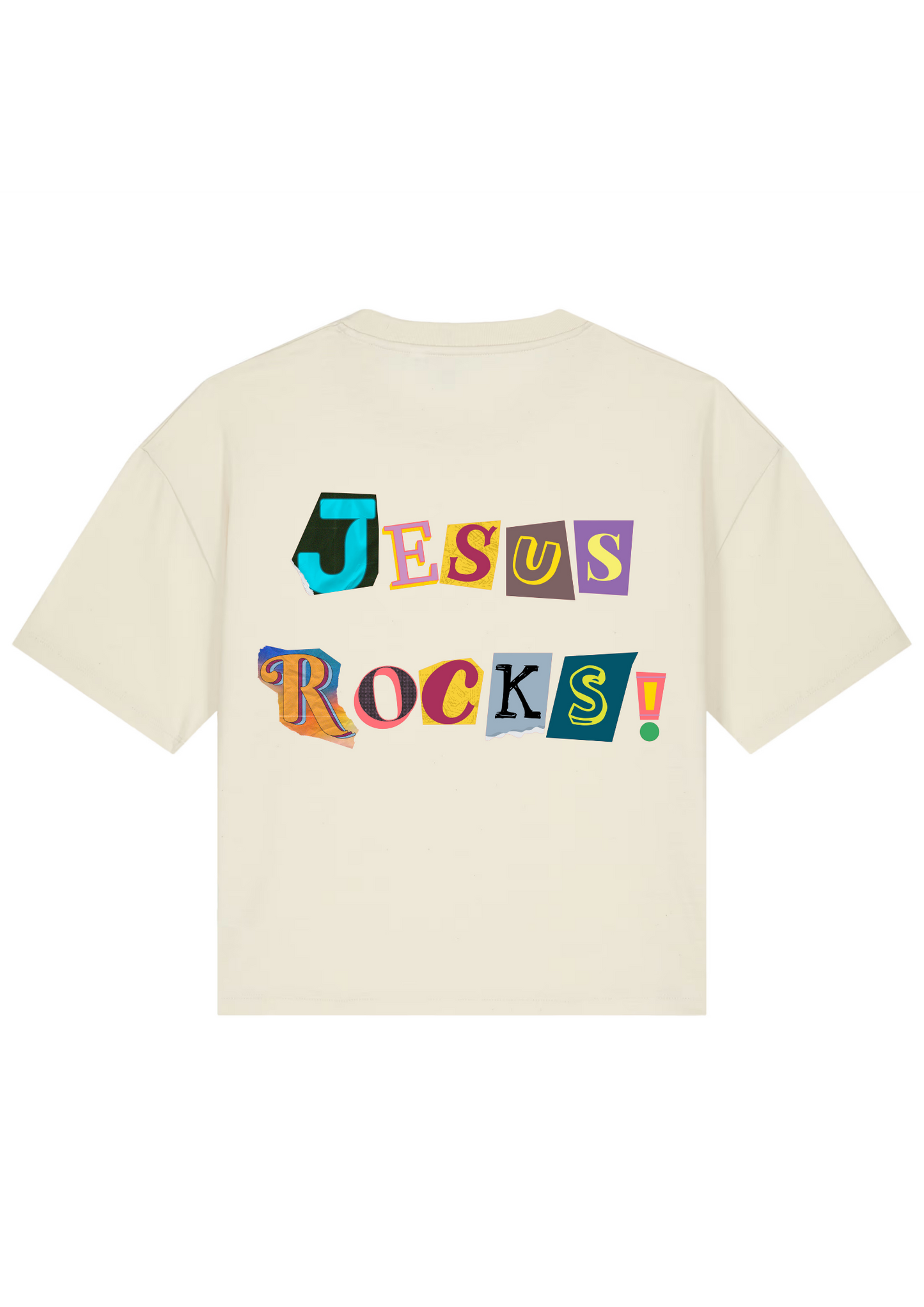 The Jesus Rocks Tshirt - Psalm 95:1 [Boxy]