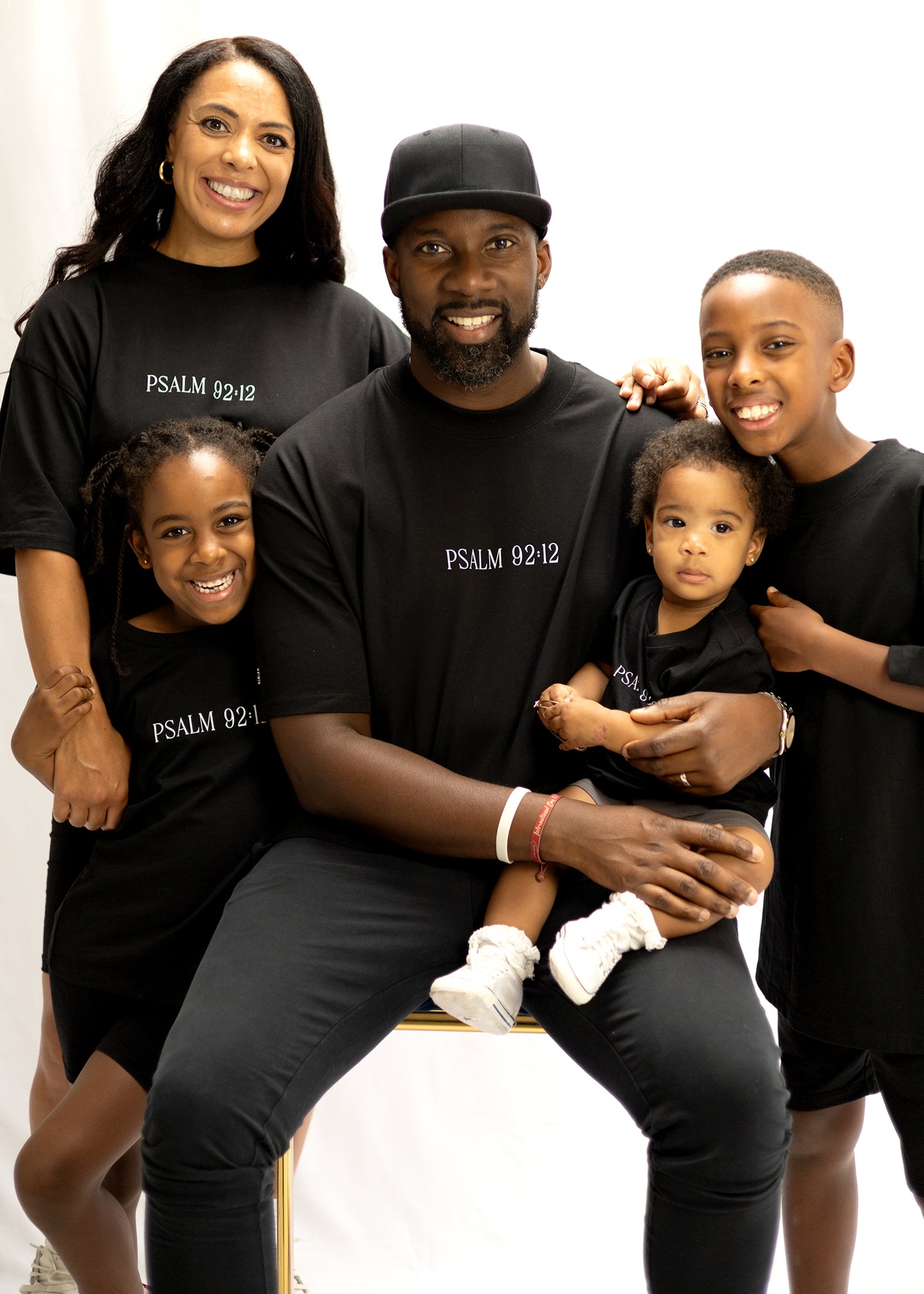 The Black Palm Tree Tshirt - Psalm 92:12 [Oversized]