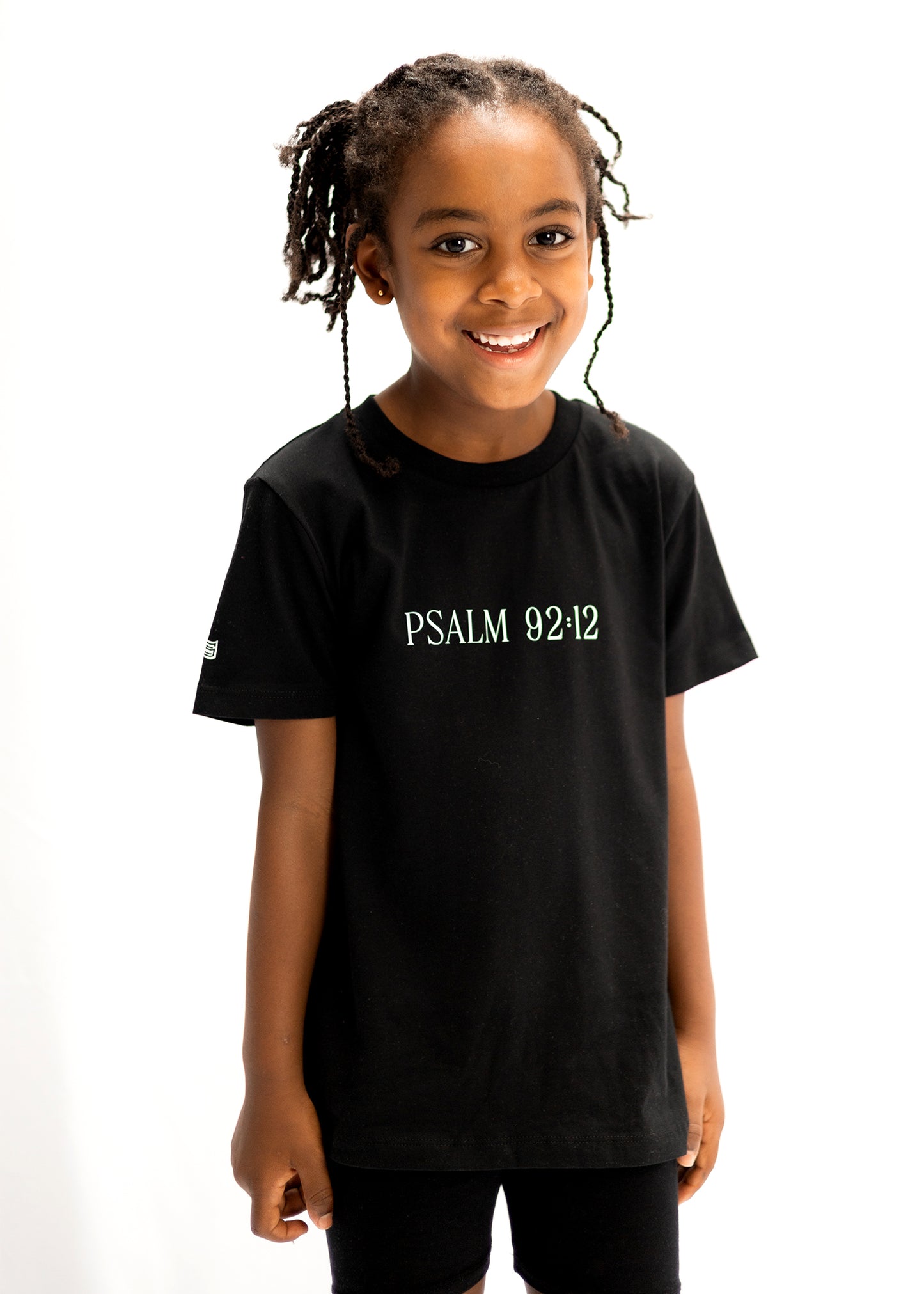 The Black Palm Tree Tshirt - Psalm 92:12 [Kids+Baby]